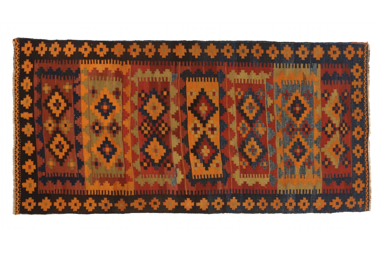 Antique Persian Traditional Rug 73873