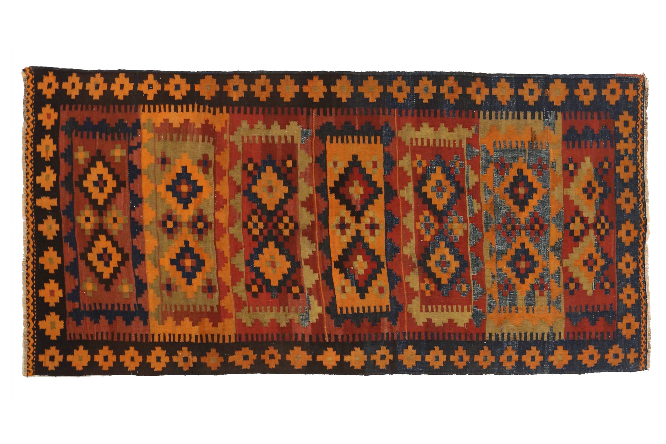 Antique Persian Traditional Rug 73873