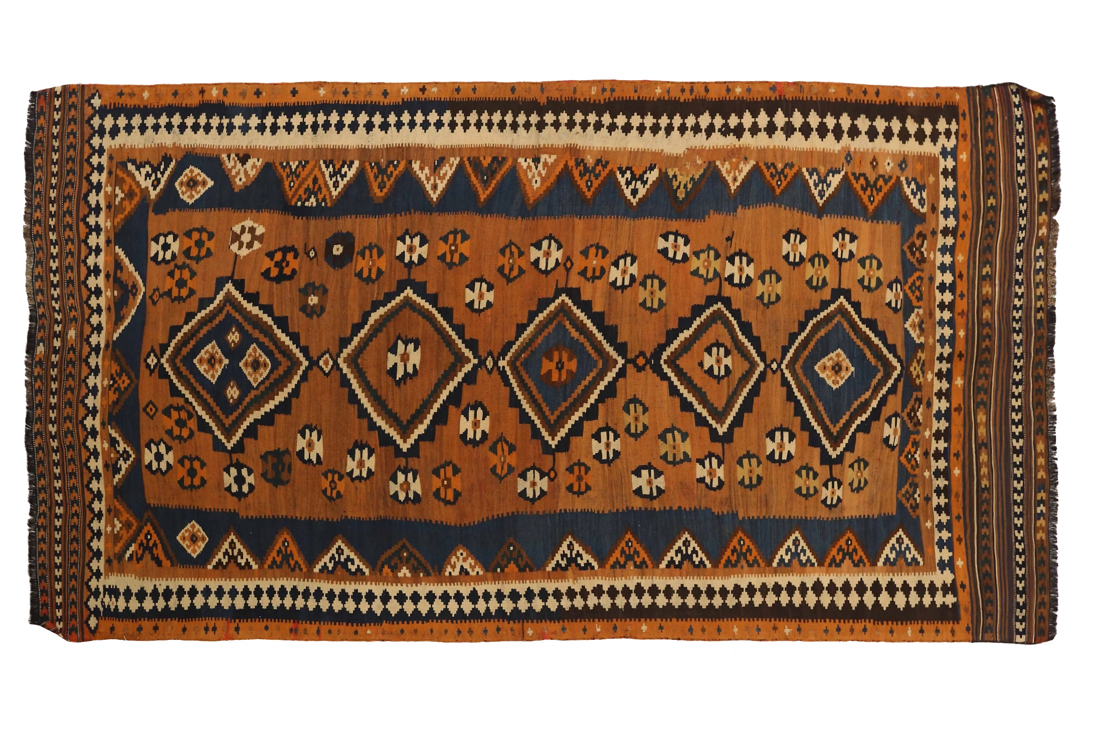 Antique Persian Traditional Rug 73874