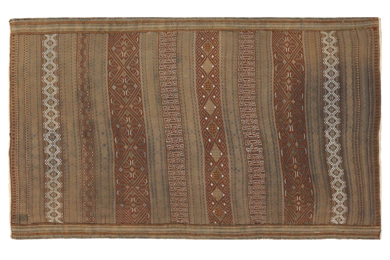 Antique Persian Transitional Rug 73902