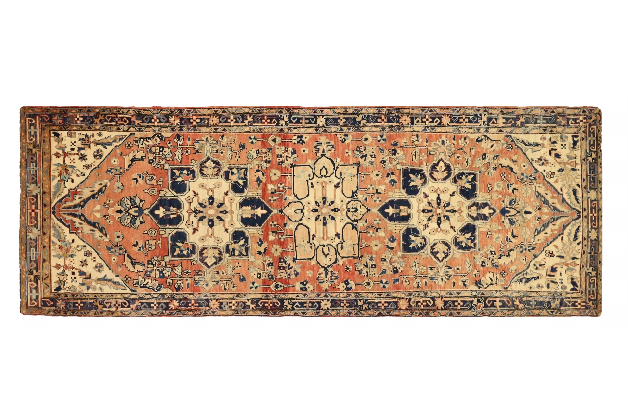 Antique Persian Heriz Traditional Rug 73911