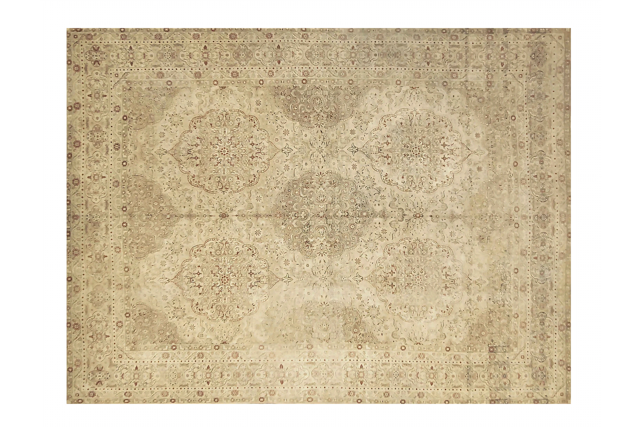 Antique Persian Kerman Traditional Rug 73921