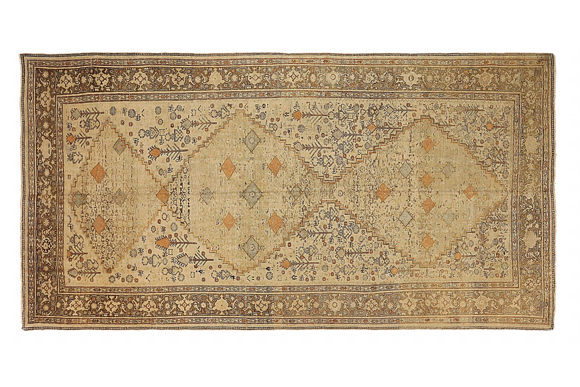 Antique Persian Malayer Transitional Rug 73923
