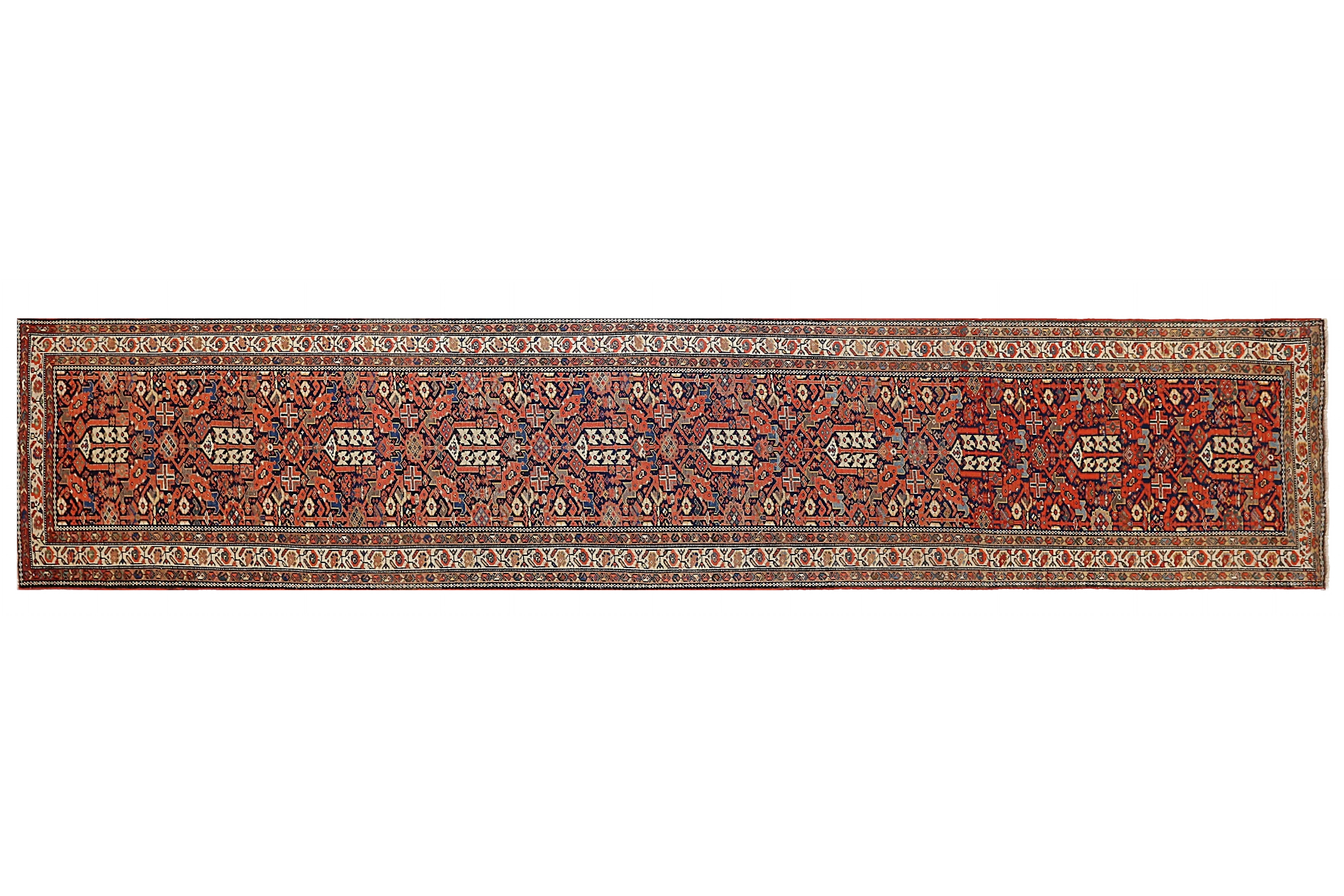 Antique Persian Malayer Traditional Rug 73925