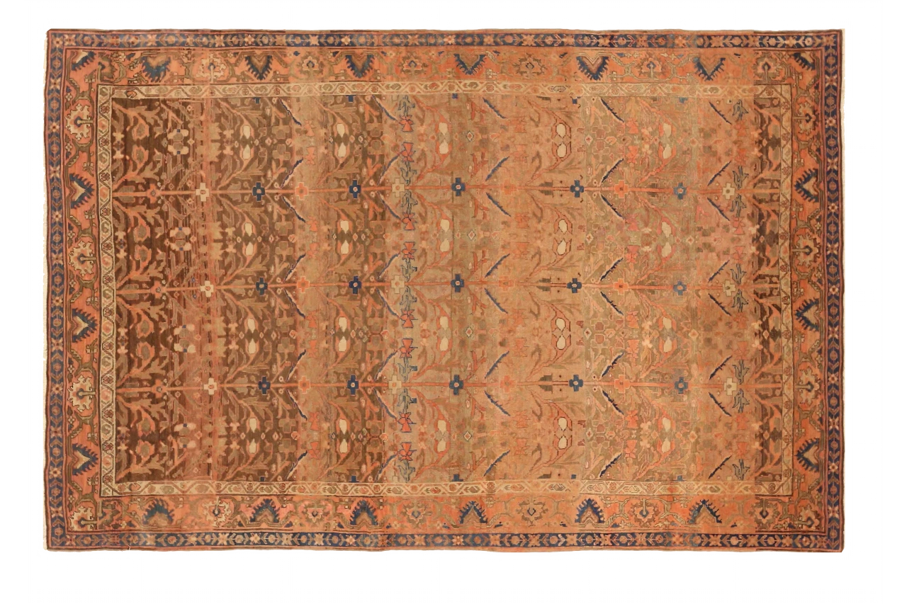 Antique Persian Malayer Transitional Rug 73928