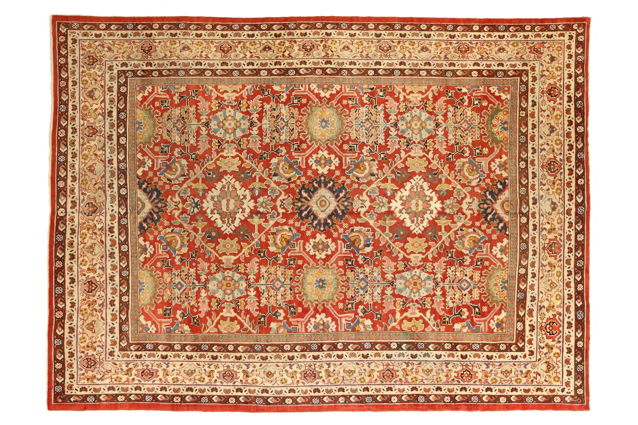 Antique Persian Sultanabad Traditional Rug 73931