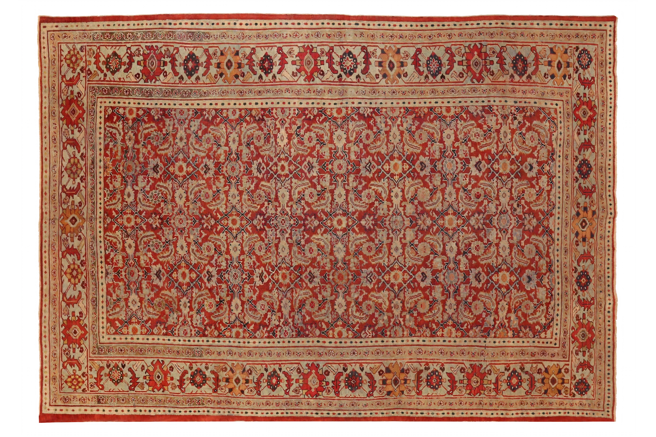 Antique Persian Sultanabad Traditional Rug 73932