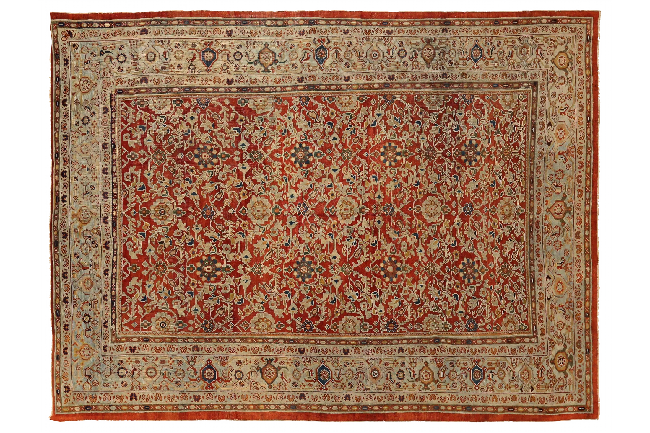 Antique Persian Sultanabad Traditional Rug 73934