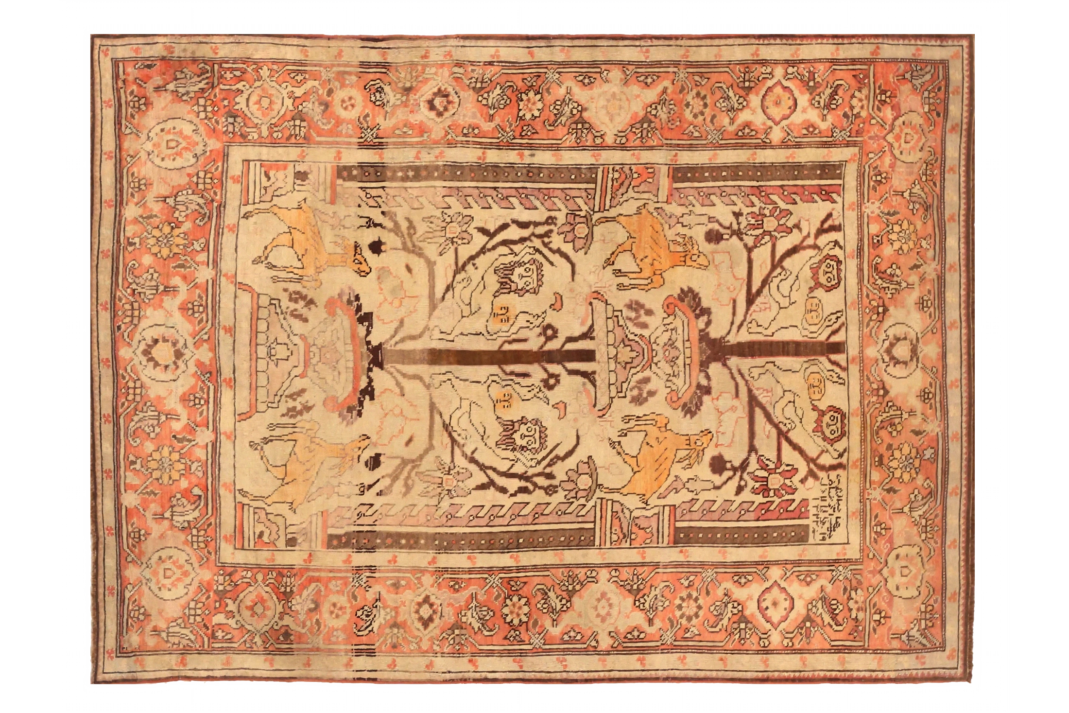 Antique Russia Karabagh Traditional Rug 73948