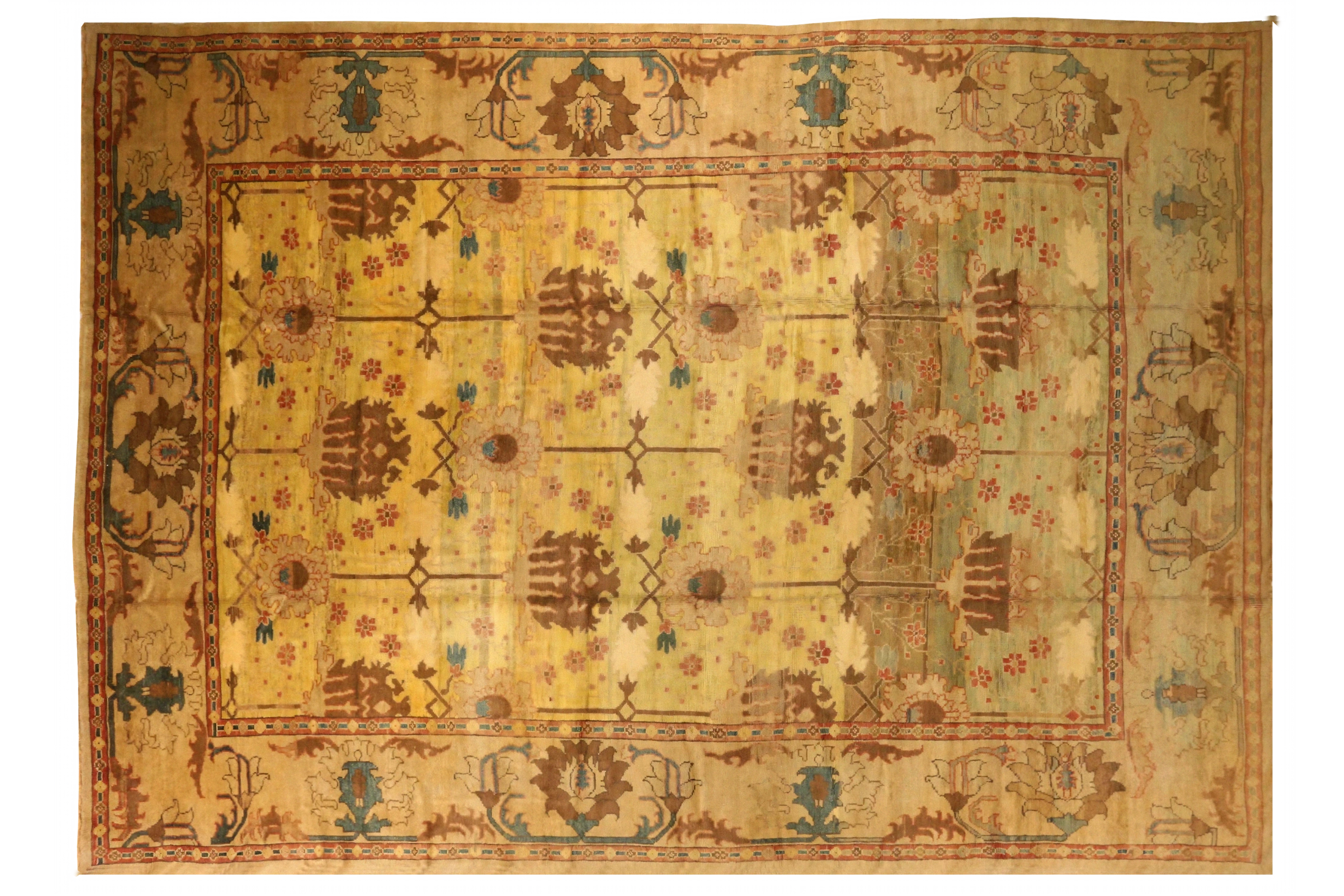 Antique Persian Donegal Traditional Rug 73949