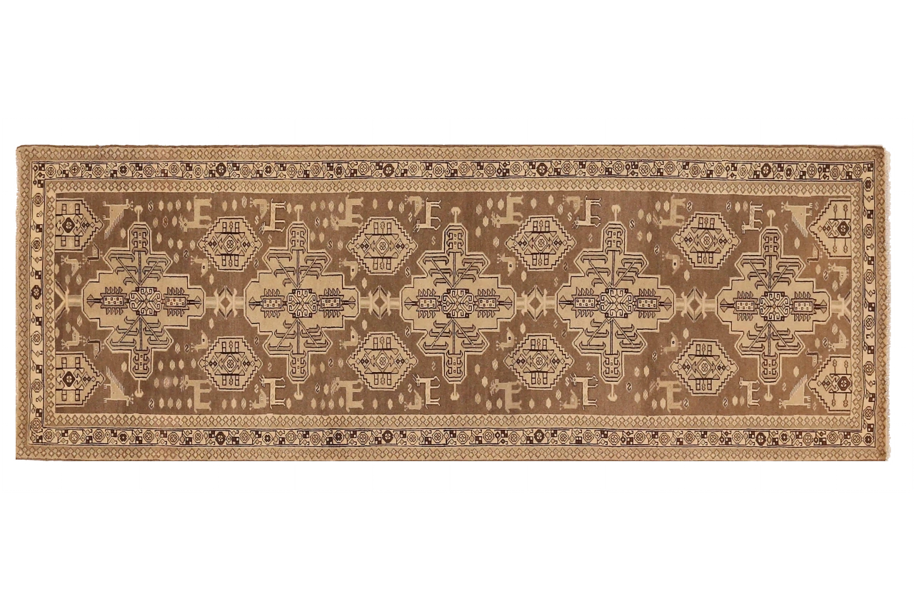 Antique Persian Malayer Transitional Rug 73956