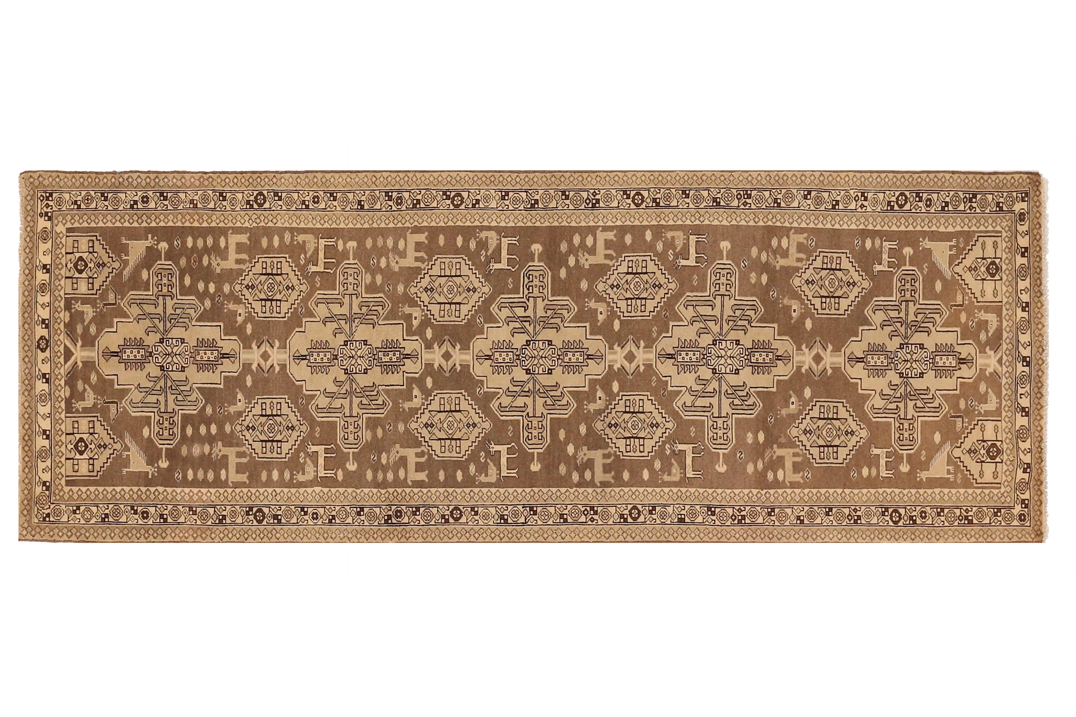 Antique Persian Malayer Transitional Rug 73956