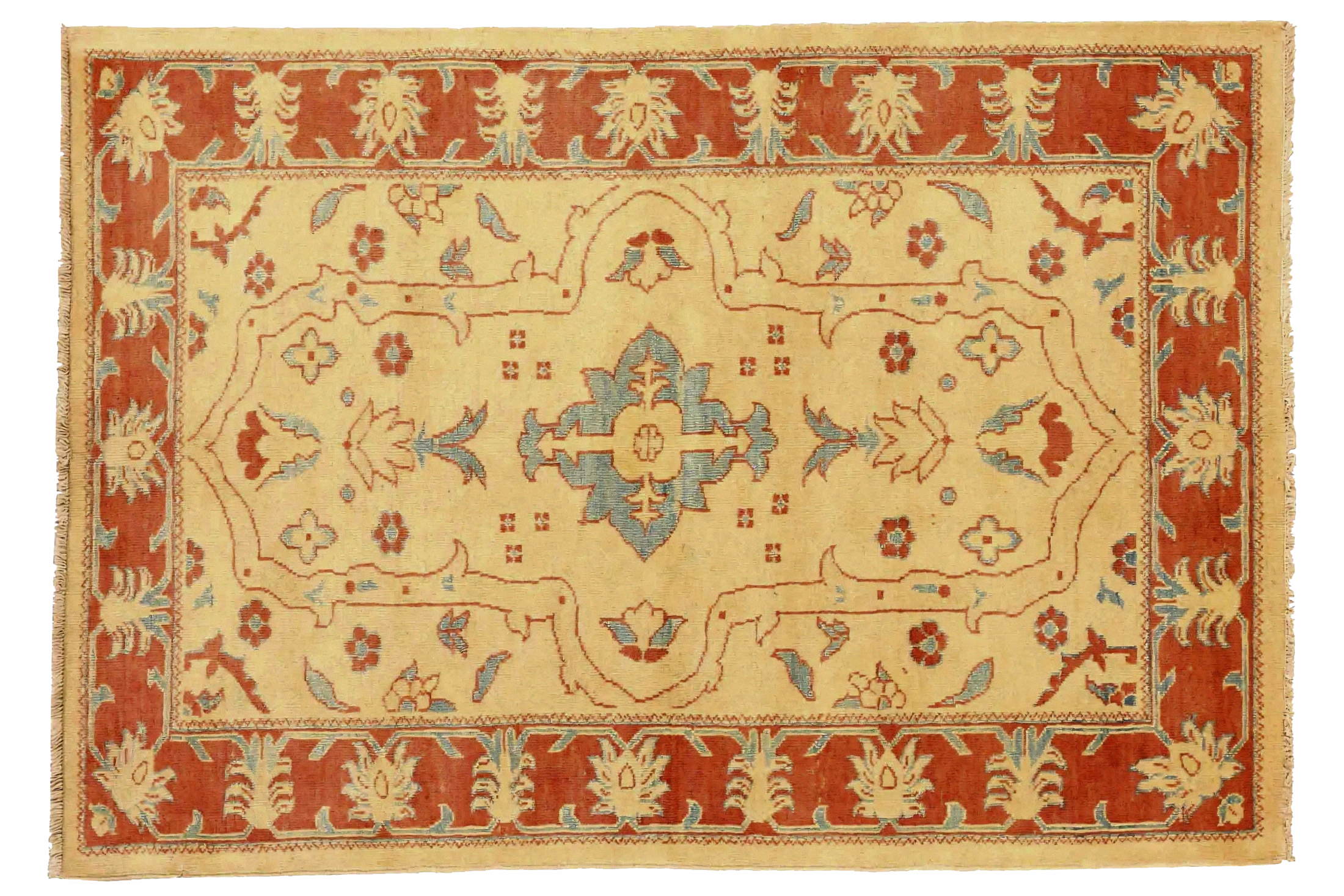 Antique Persian Mahal Traditional Rug 73964
