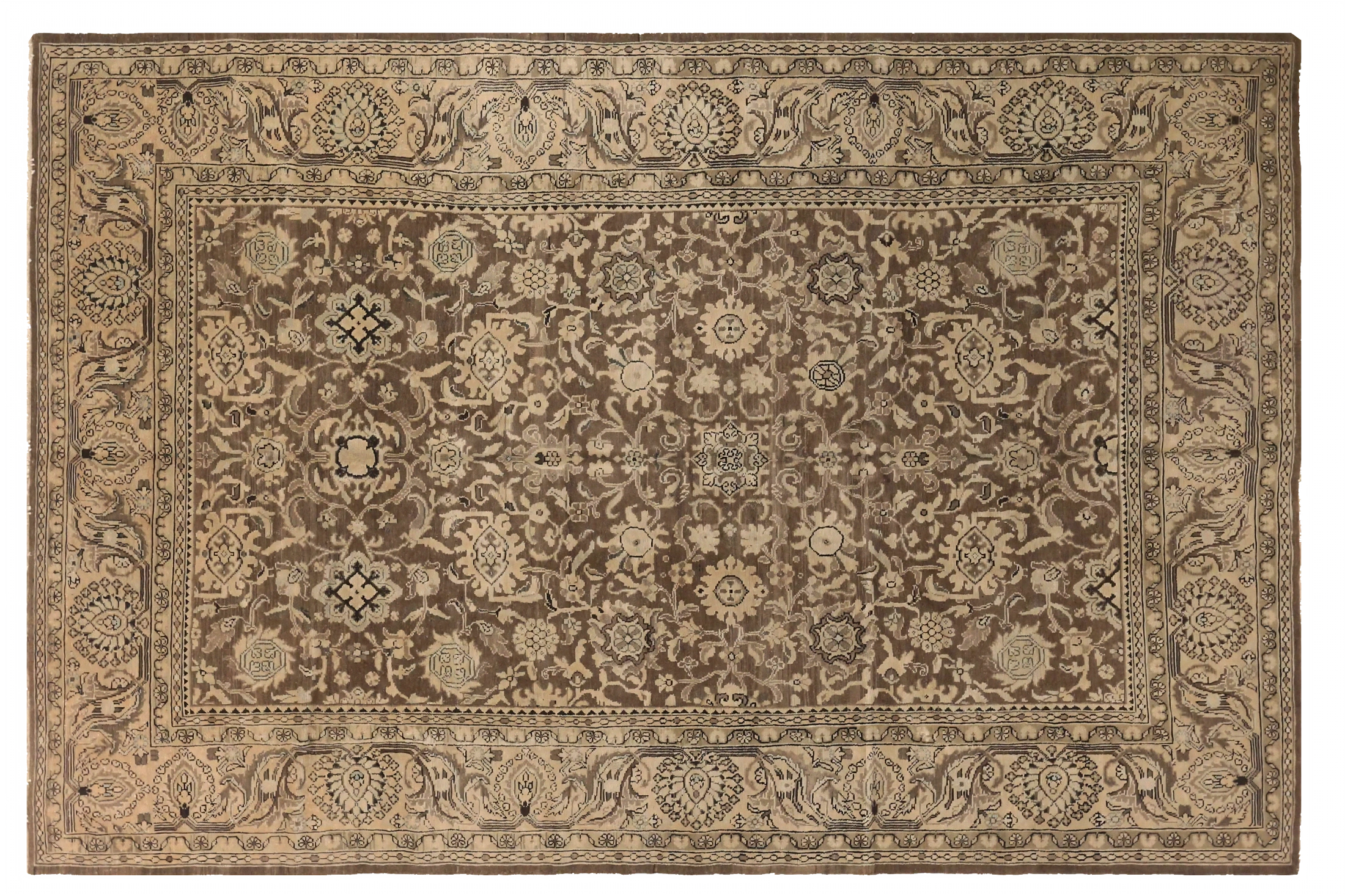 Antique Persian Malayer Traditional Rug 73976