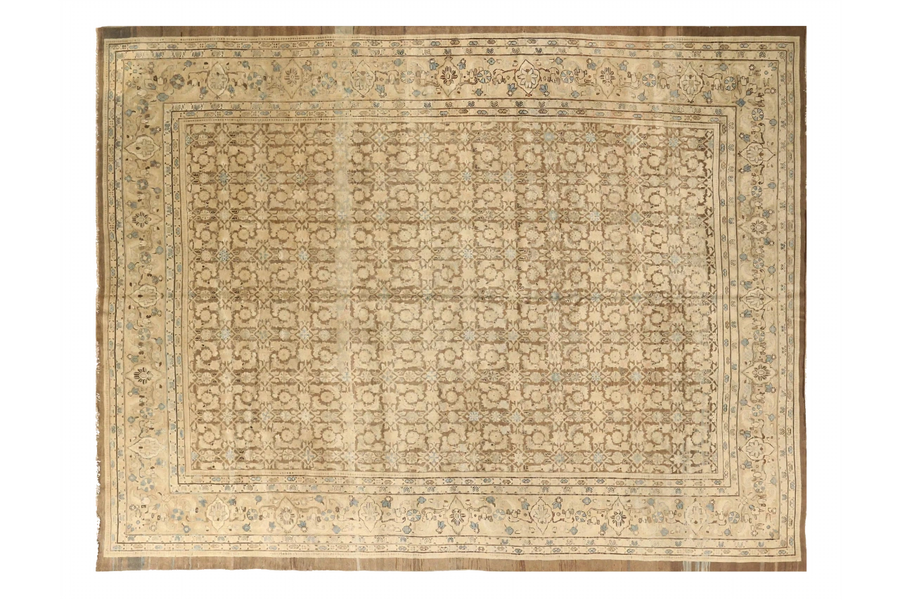 Antique Persian Mahal Transitional Rug 73986