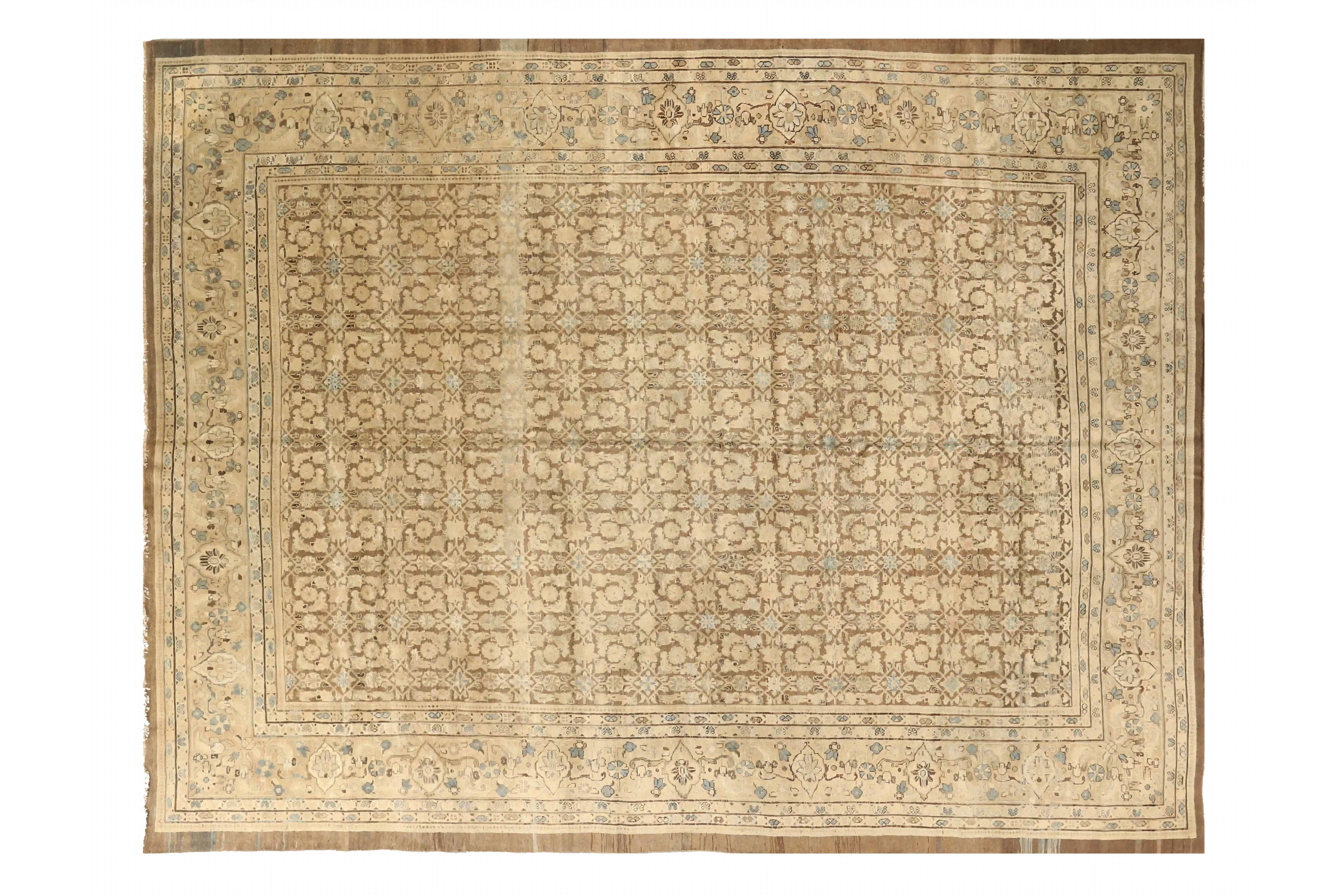 Antique Persian Mahal Transitional Rug 73986