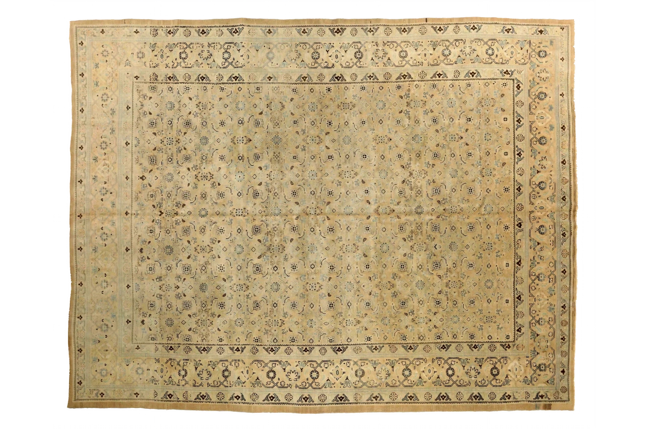 Antique Persian Mahal Transitional Rug 73990