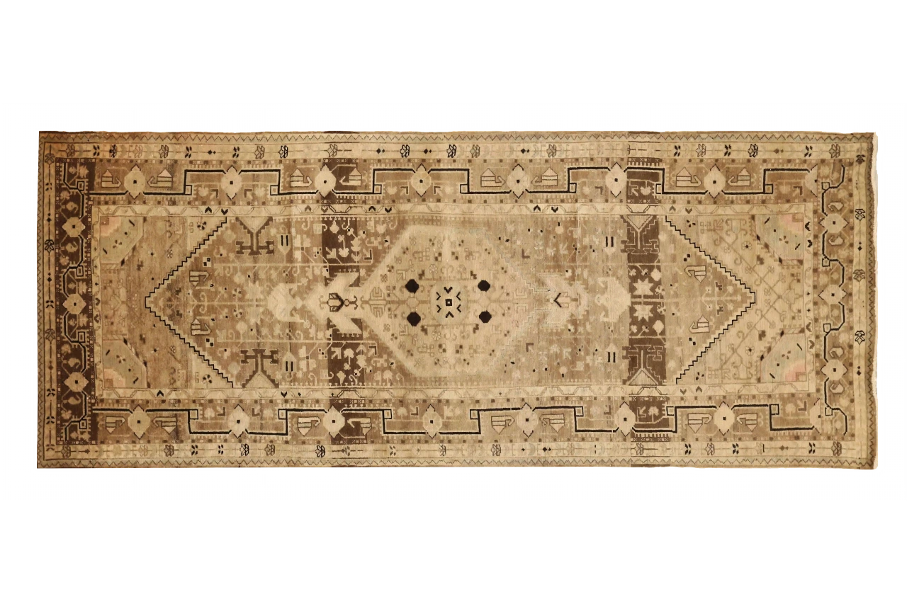 Antique Persian Transitional Rug 73991