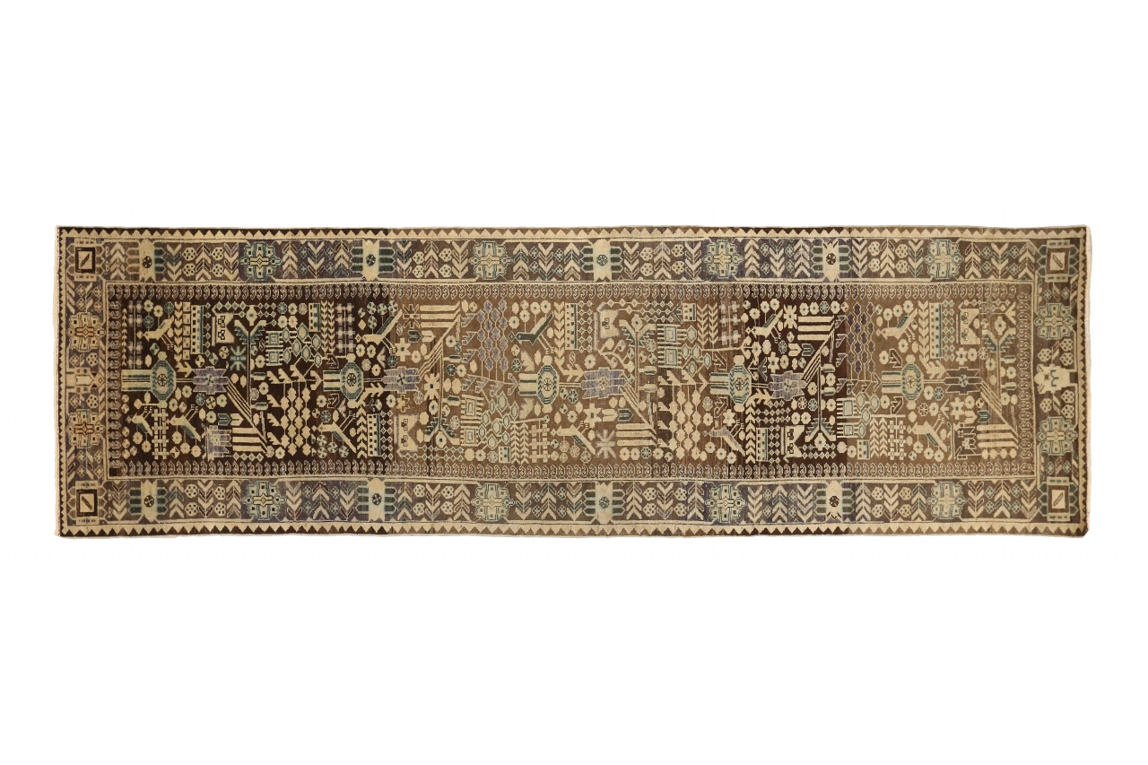 Antique Persian Malayer Transitional Rug 73998