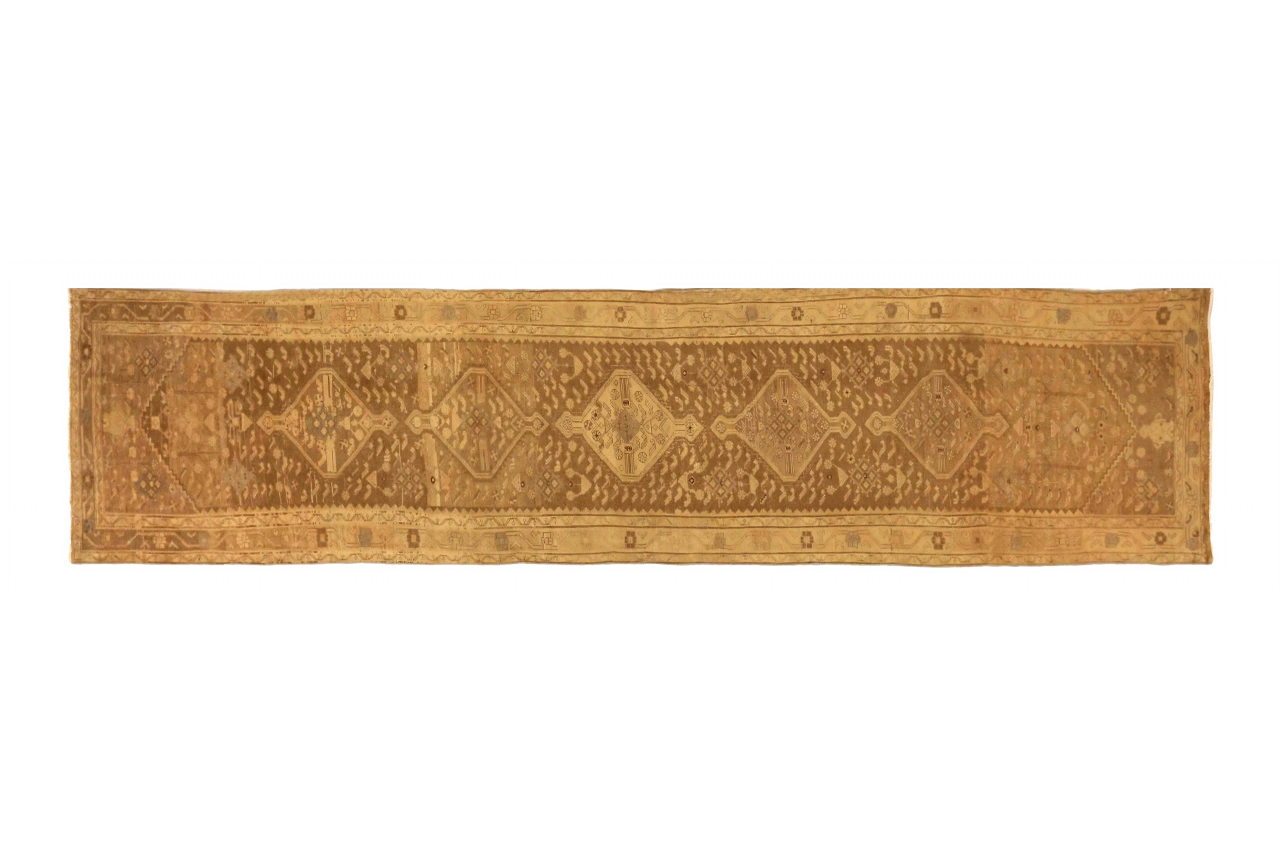 Antique Persian Hamadan Transitional Rug 74011