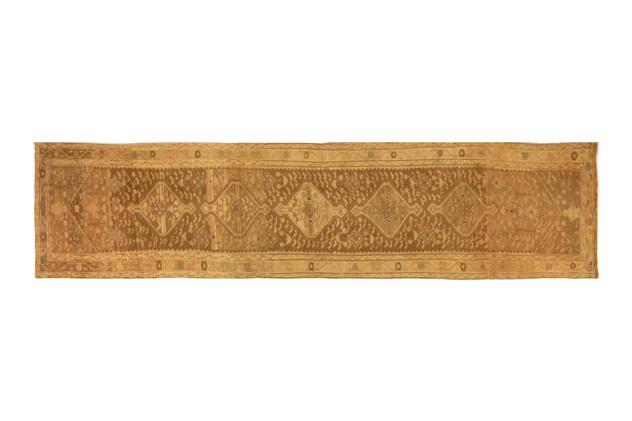 Antique Persian Hamadan Transitional Rug 74011