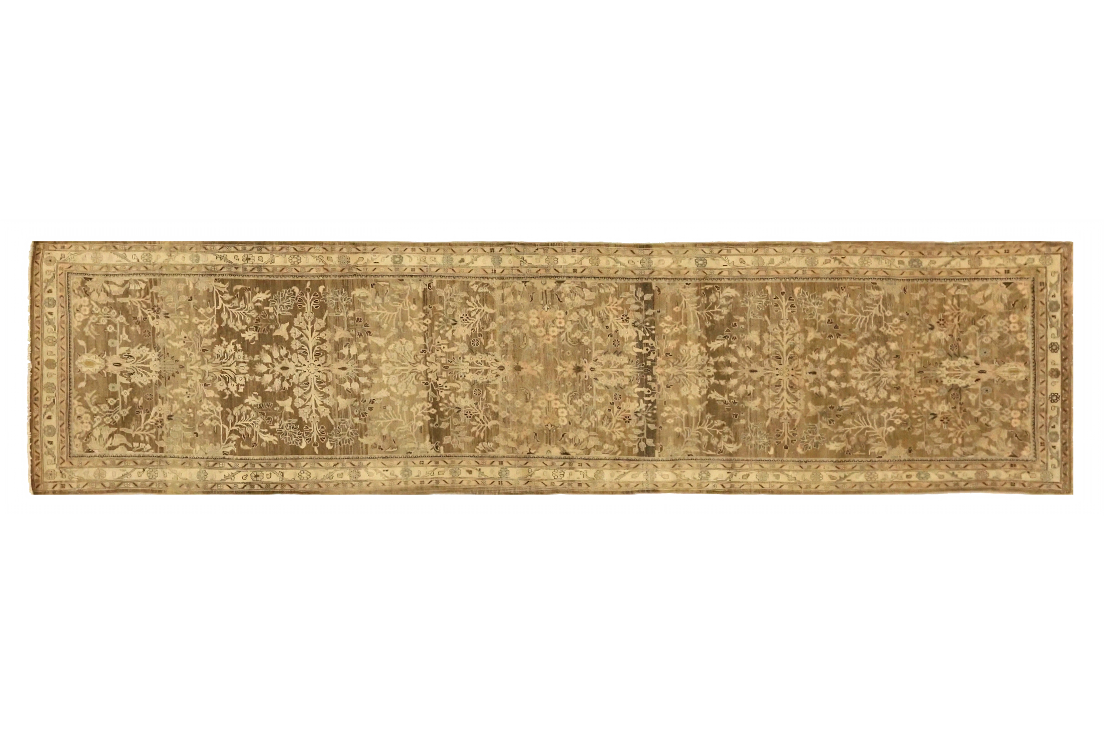 Antique Persian Hamadan Transitional Rug 74016