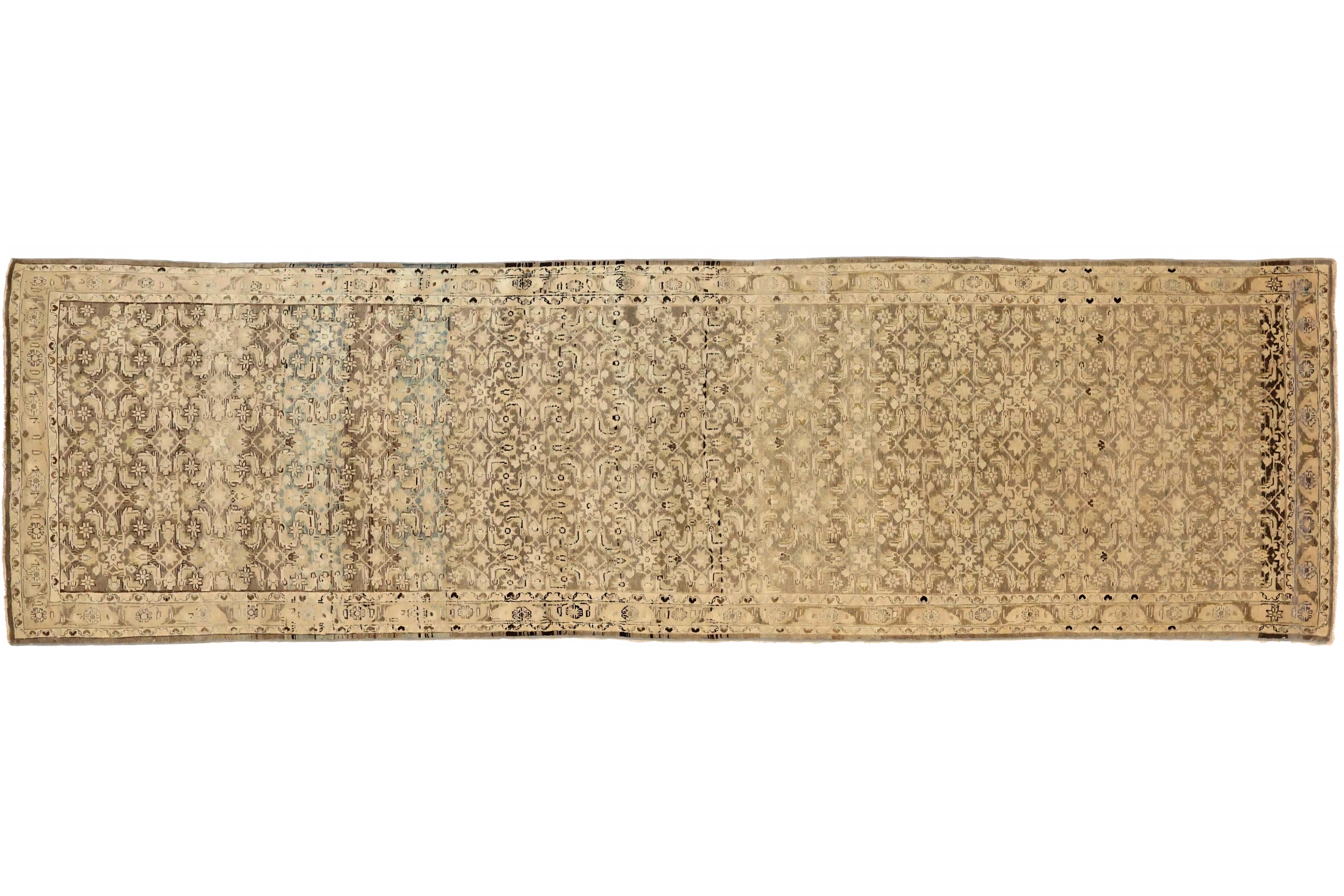 Antique Persian Malayer Transitional Rug 74022