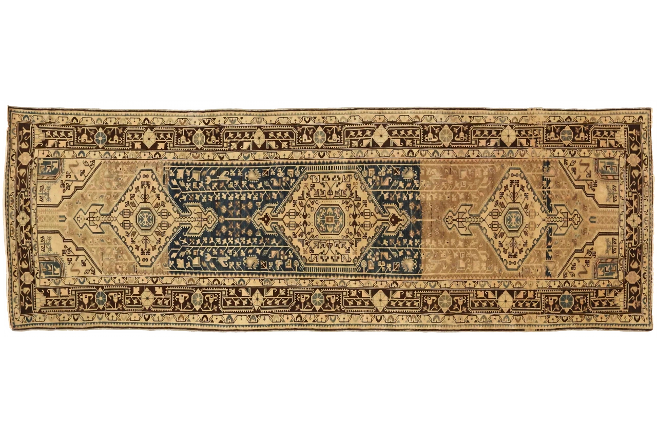 Antique Persian Malayer Transitional Rug 74023