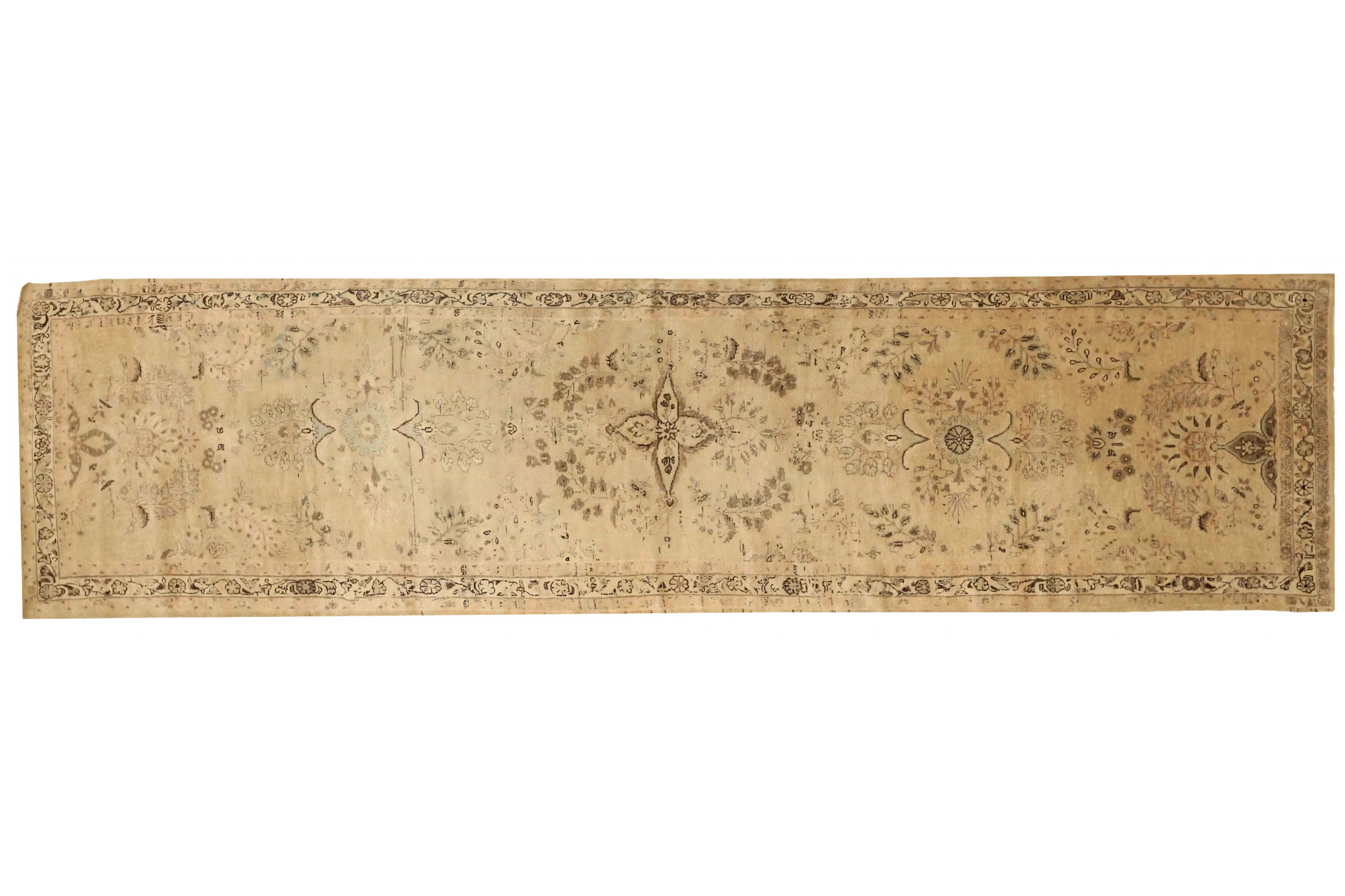 Antique Persian Malayer Transitional Rug 74026