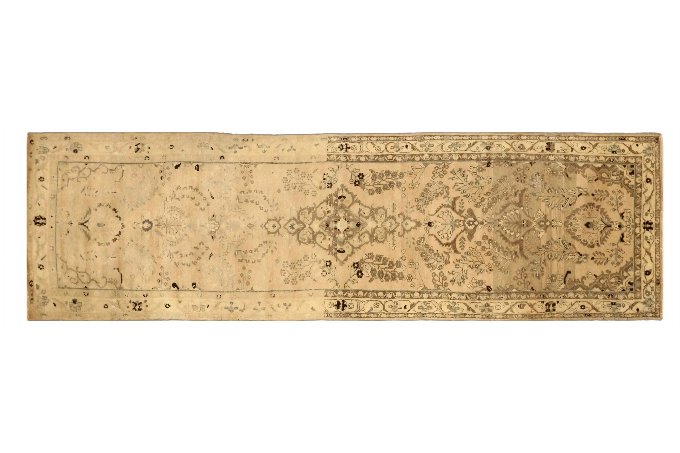Antique Persian Malayer Transitional Rug 74029