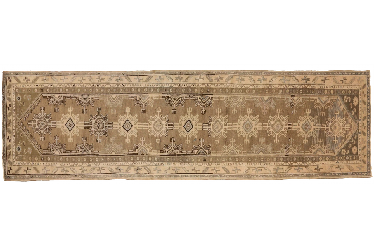 Antique Persian Malayer Transitional Rug 74035