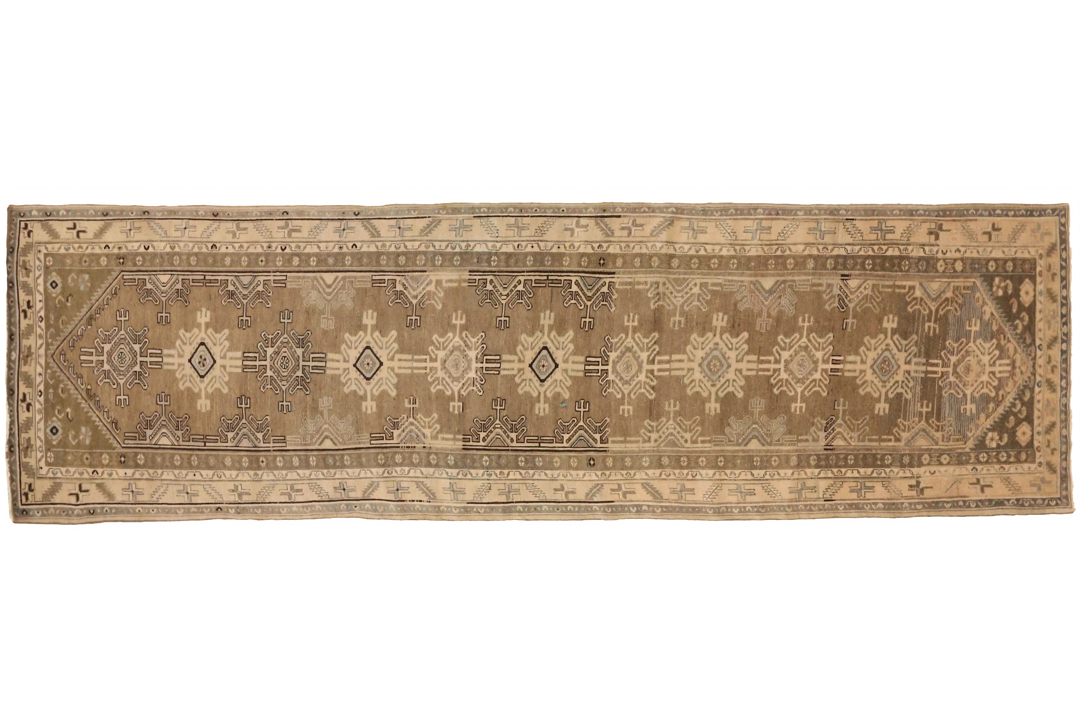 Antique Persian Malayer Transitional Rug 74035