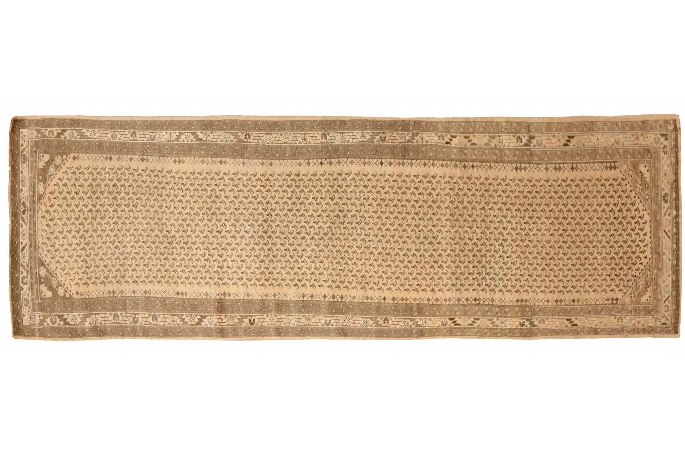 Antique Persian Malayer Traditional Rug 74037