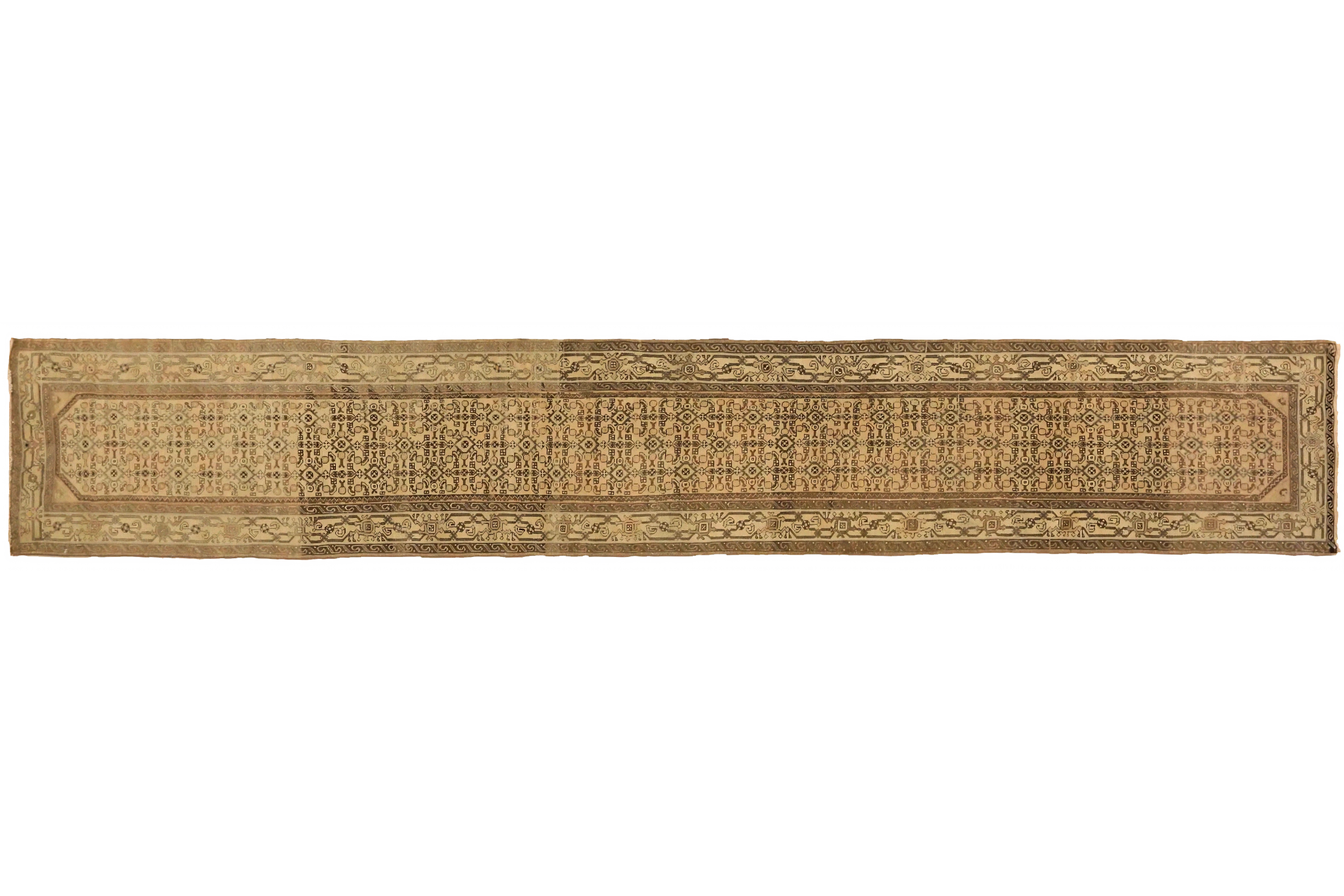 Antique Persian Transitional Rug 74044