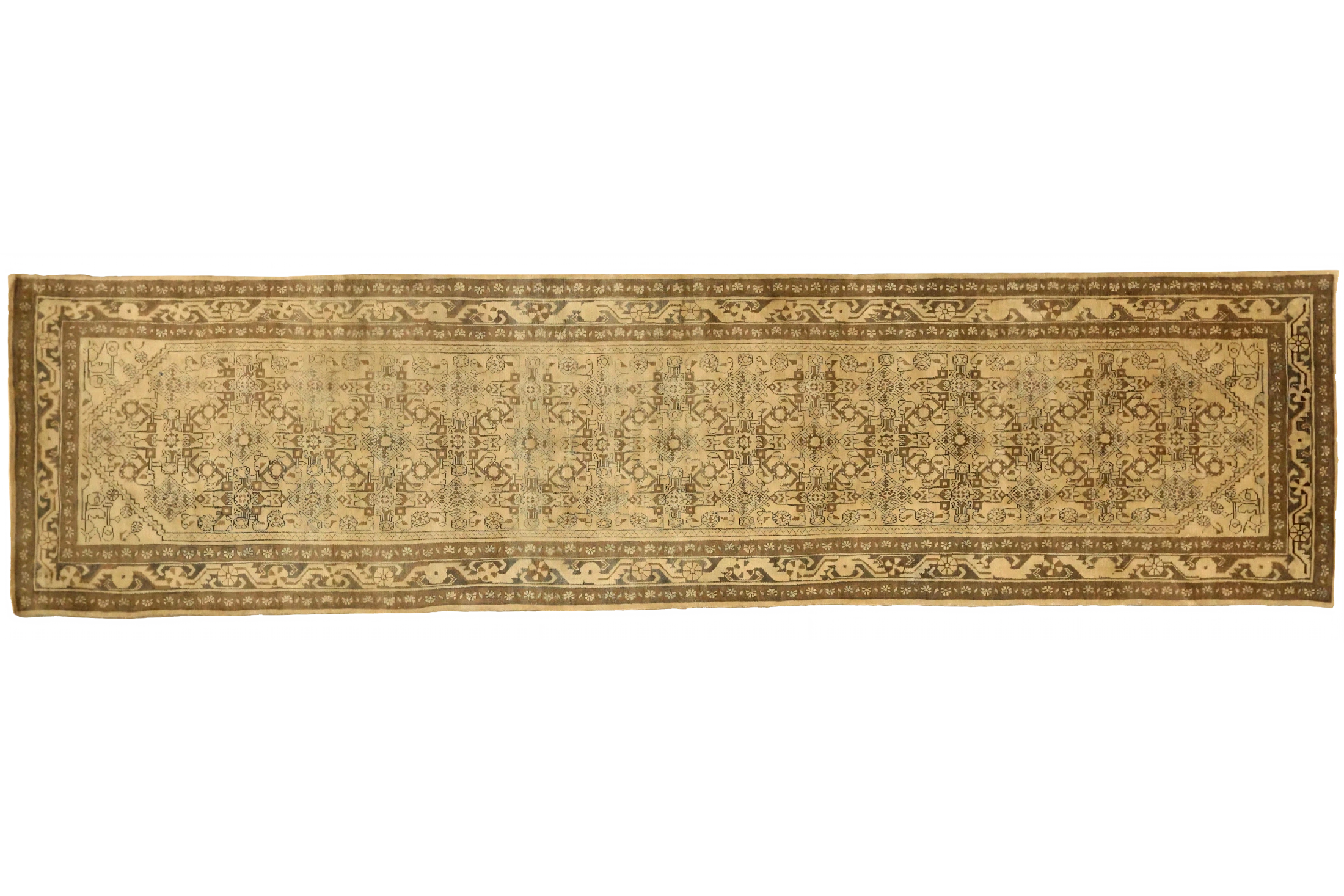 Antique Persian Malayer Traditional Rug 74055
