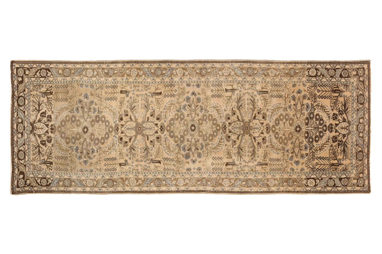 Antique Persian Dargezin Transitional Rug 74063