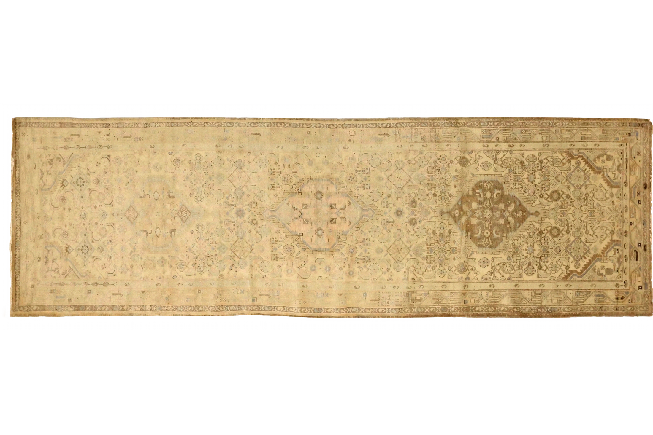 Antique Persian Malayer Transitional Rug 74075