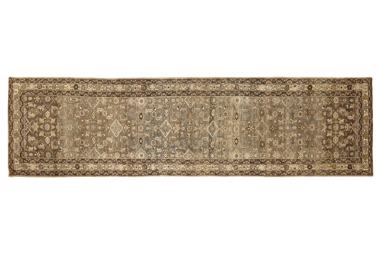 Antique Persian Hamadan Transitional Rug 74077
