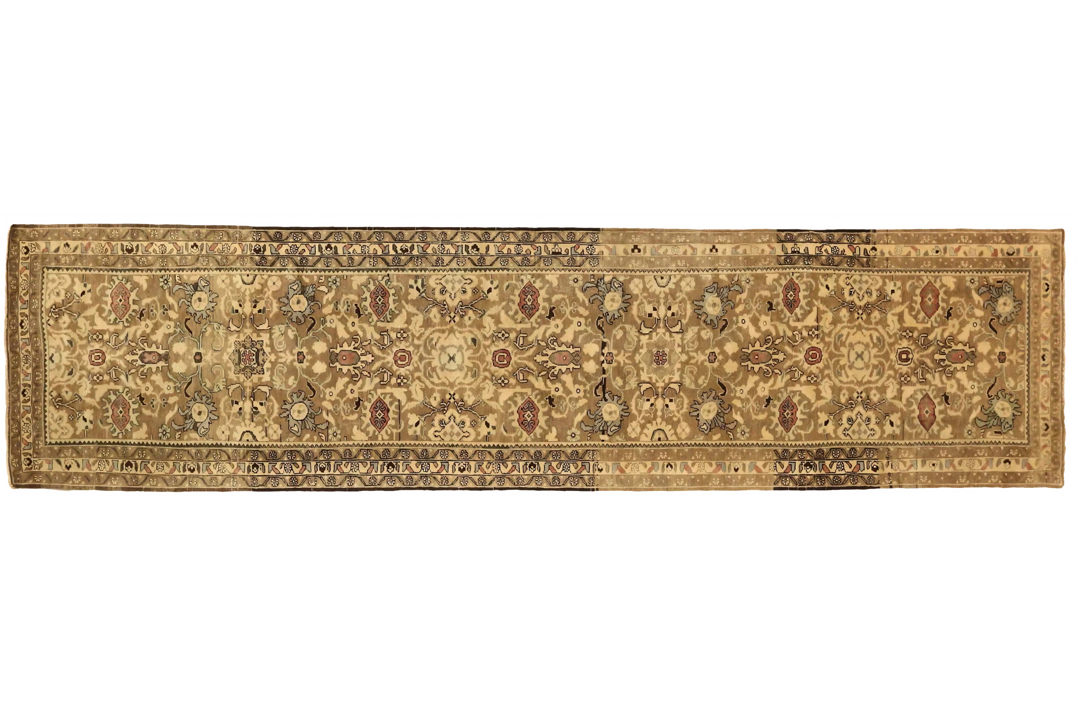 Antique Persian Malayer Transitional Rug 74106