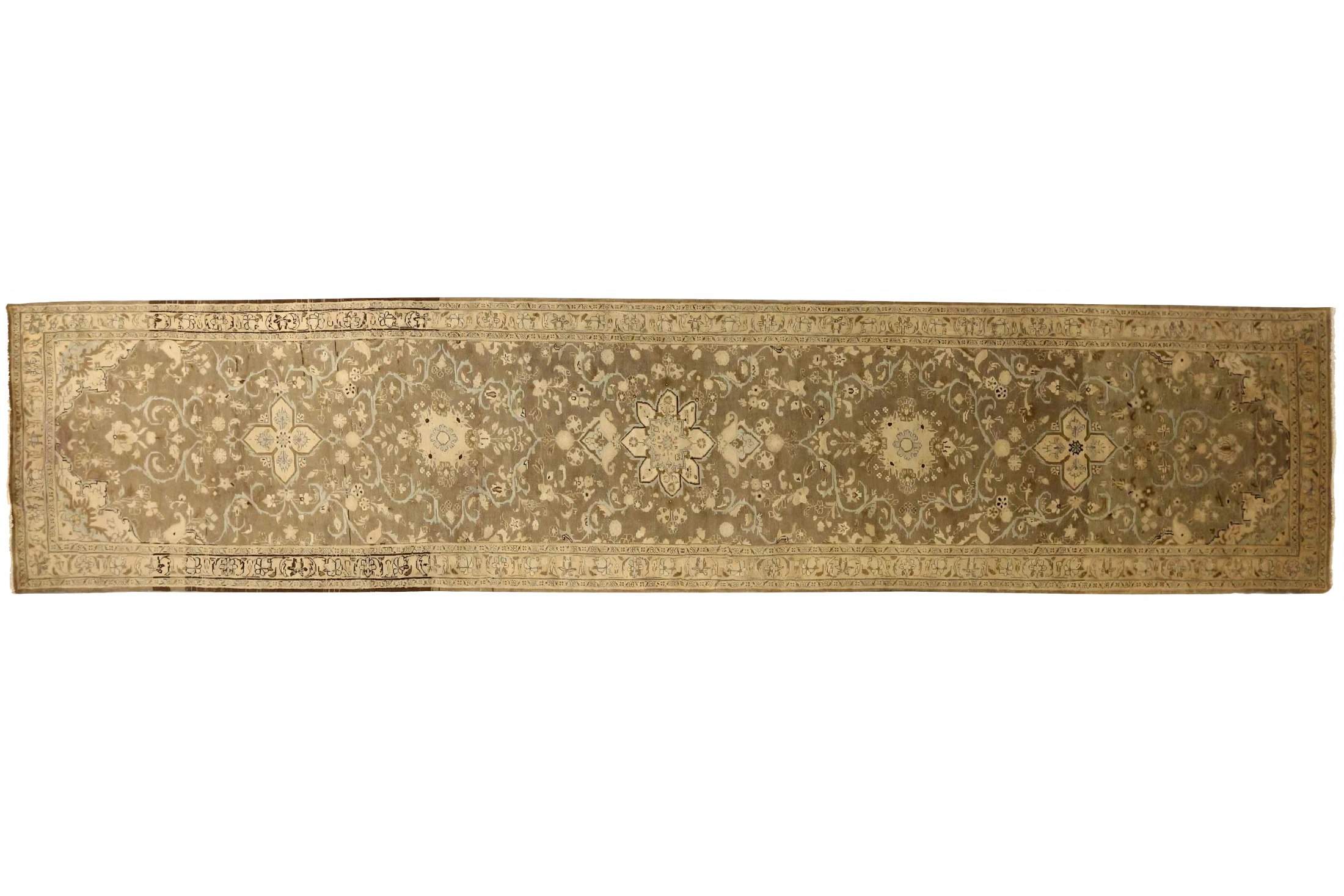 Antique Persian Malayer Traditional Rug 74107