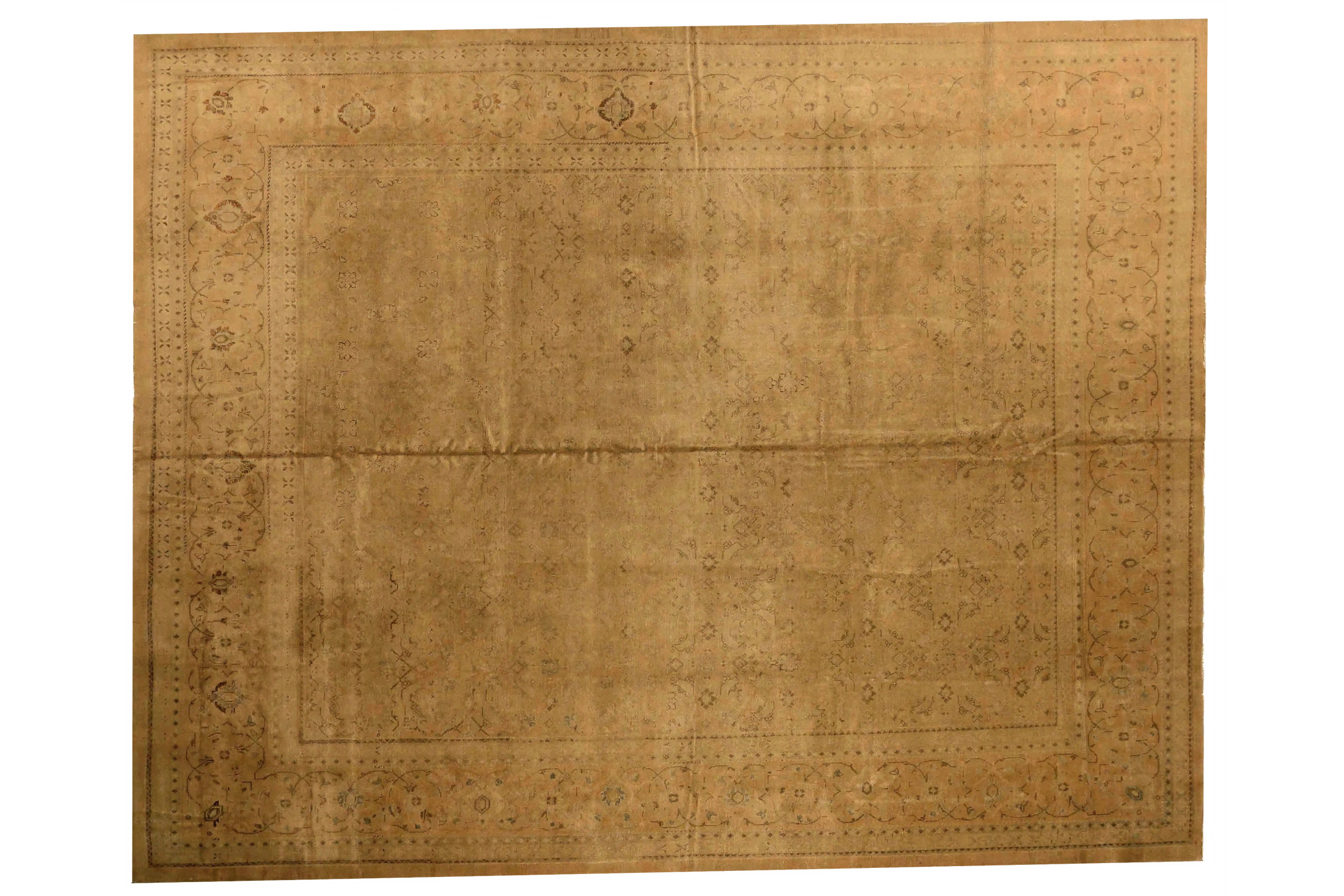 Antique Persian Mahal Transitional Rug 74109