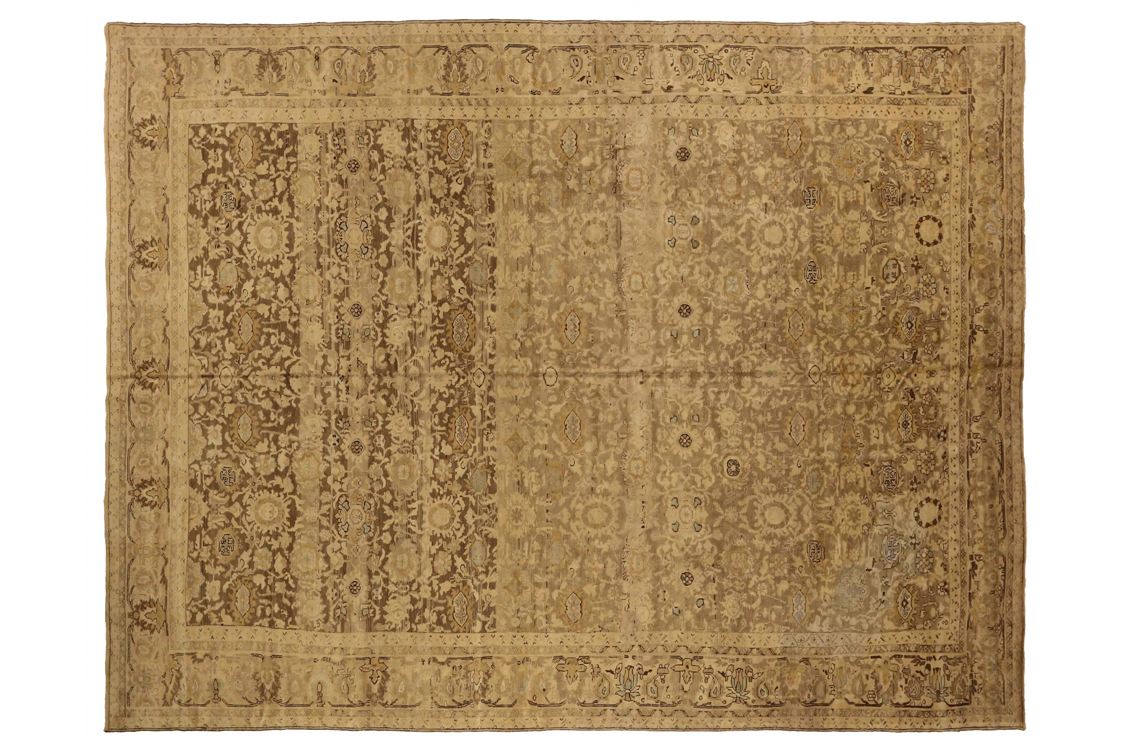 Antique Persian Malayer Transitional Rug 74113