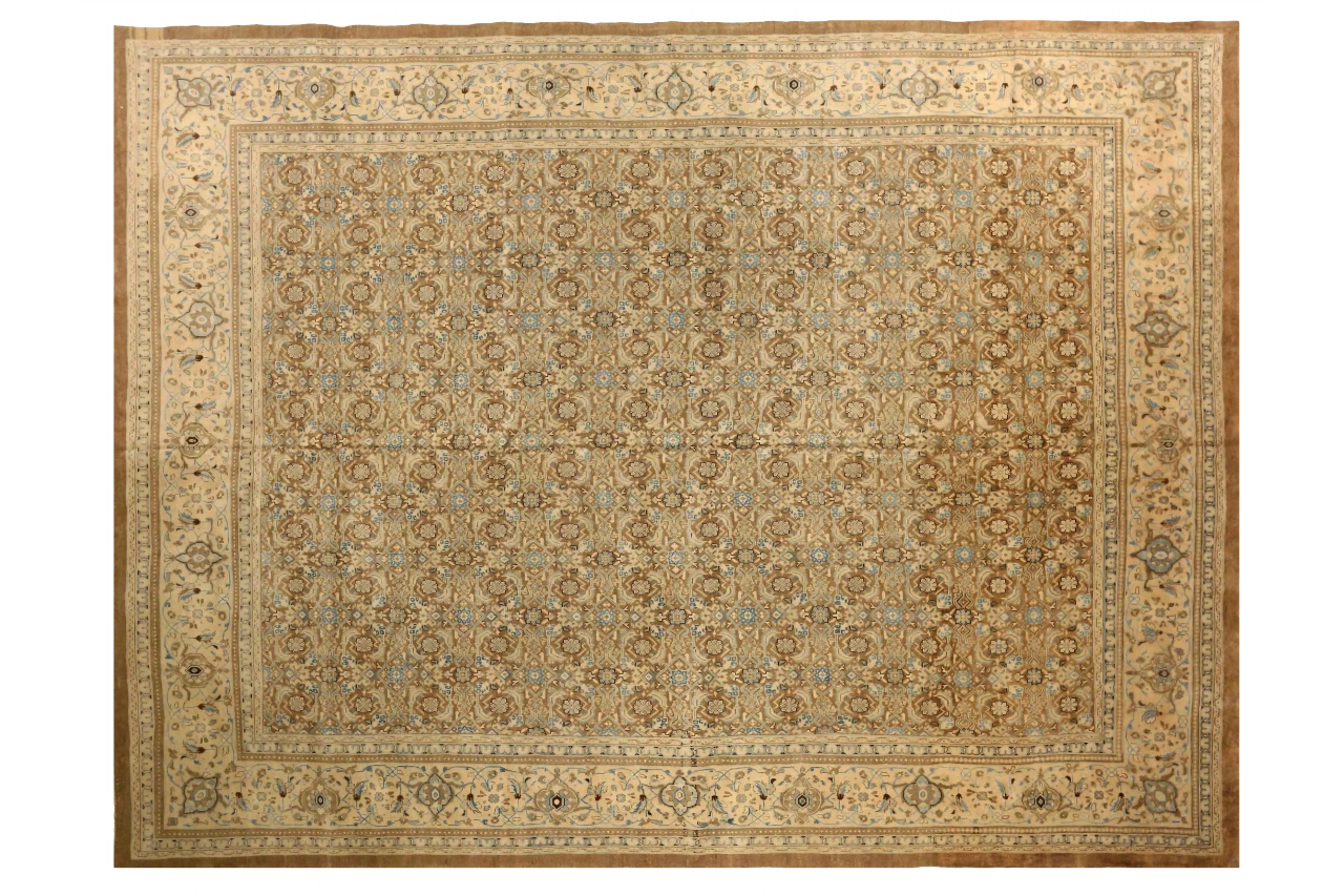 Antique Persian Mahal Transitional Rug 74137