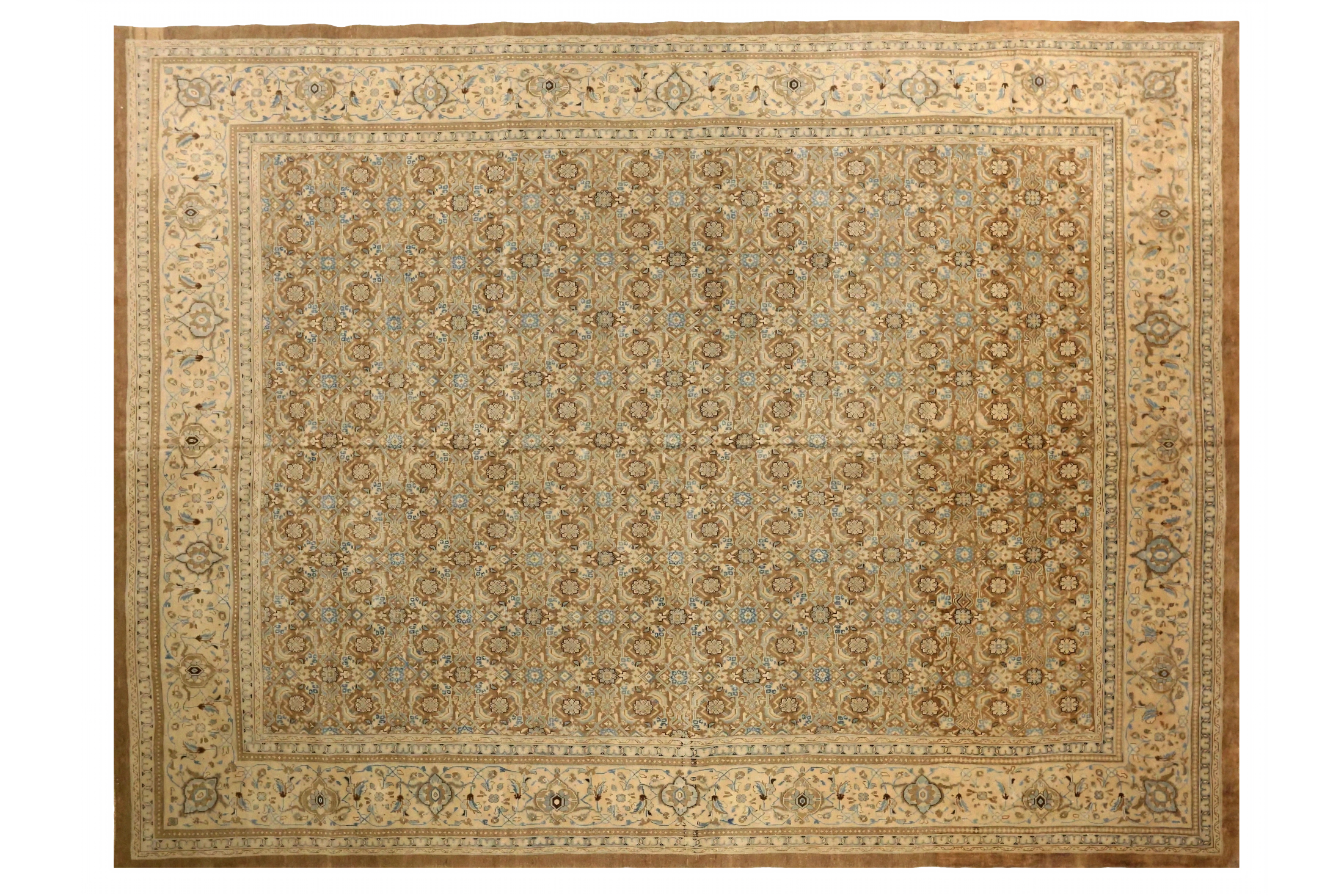 Antique Persian Mahal Transitional Rug 74137