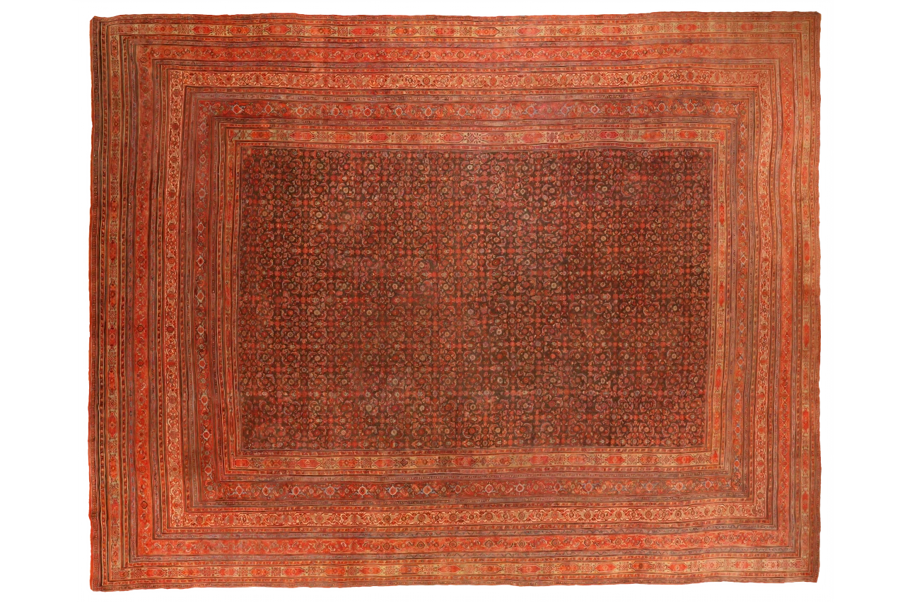 Antique Persian Traditional Rug 74194