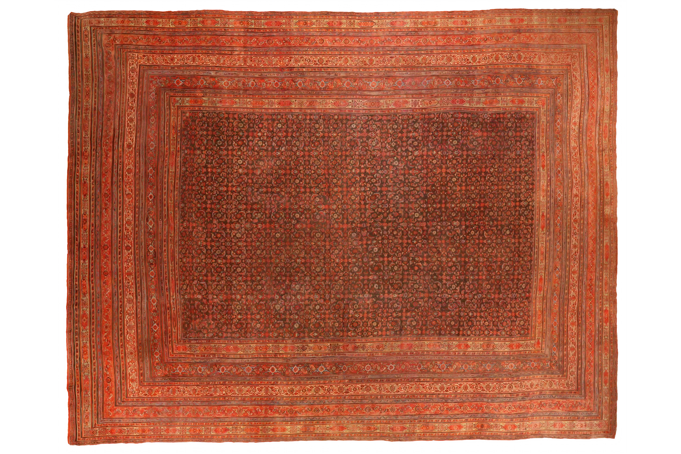 Antique Persian Traditional Rug 74194