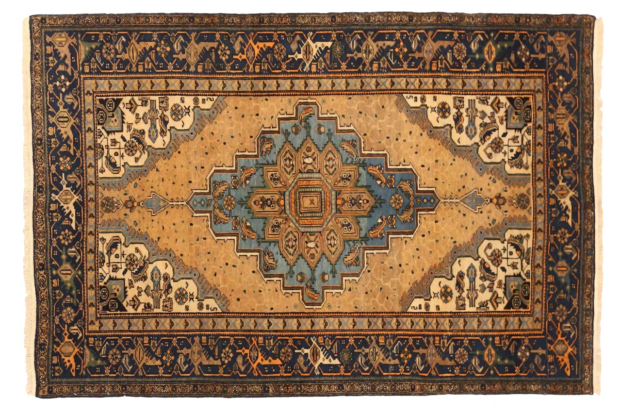 Antique Persian Farahan Traditional Rug 75003