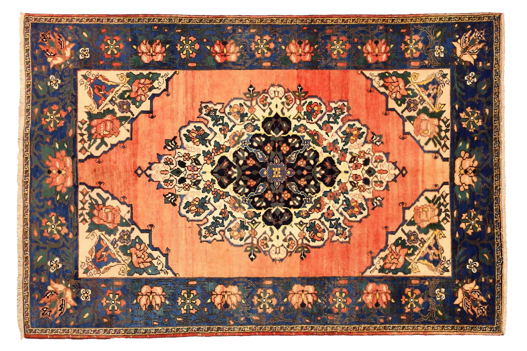 Antique Persian Bakhtiar Traditional Rug 75006