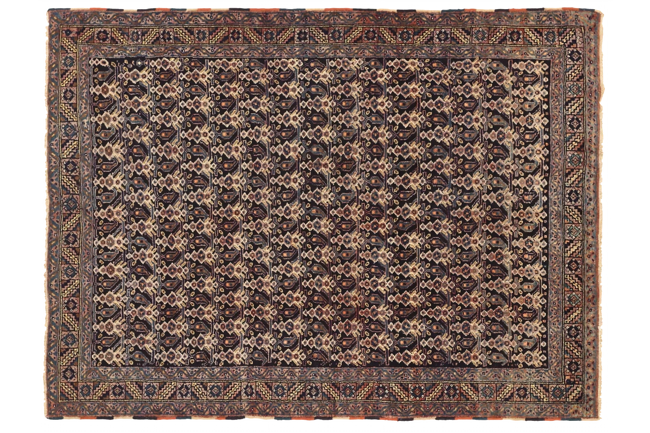 Antique Persian Sirjan Traditional Rug 75021