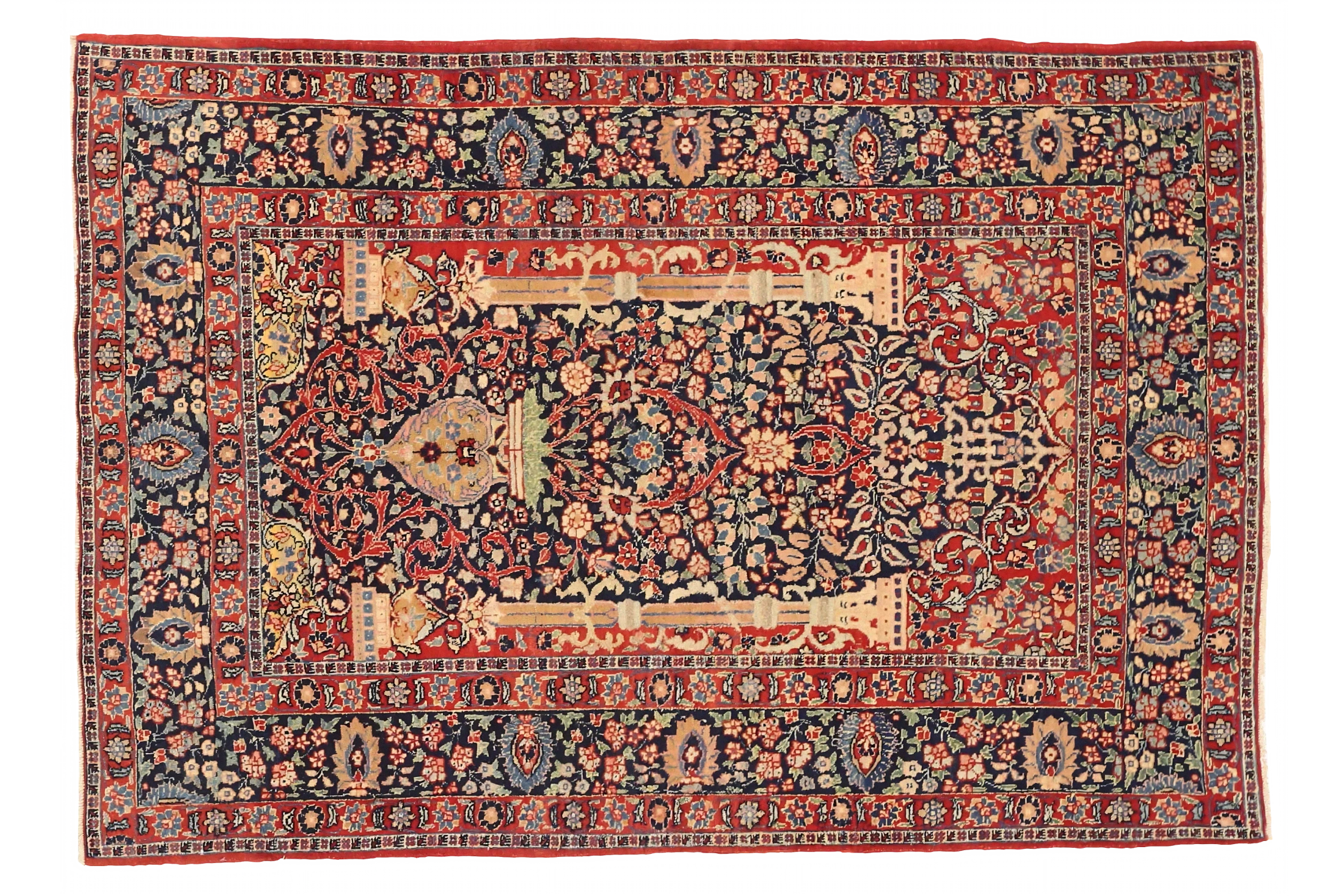 Antique Persian Tabriz Traditional Rug 75025